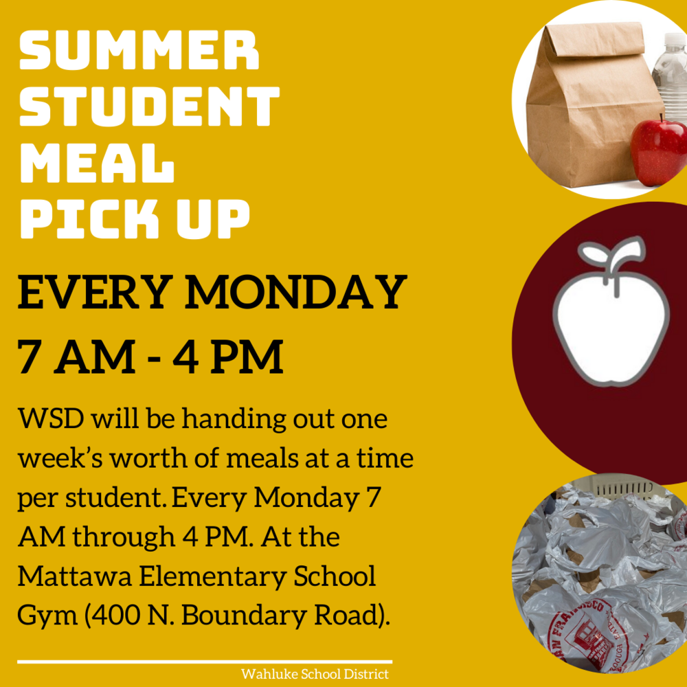 Summer Student Meal Pick Up | Recogida de Comidas Estudiantiles