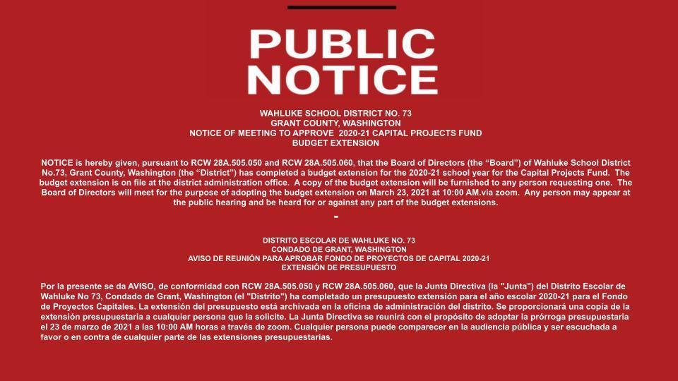 Public Notice