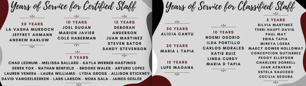 Staff Years of Services