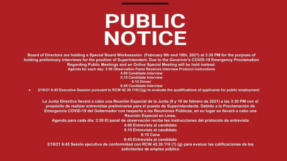 Public Notice
