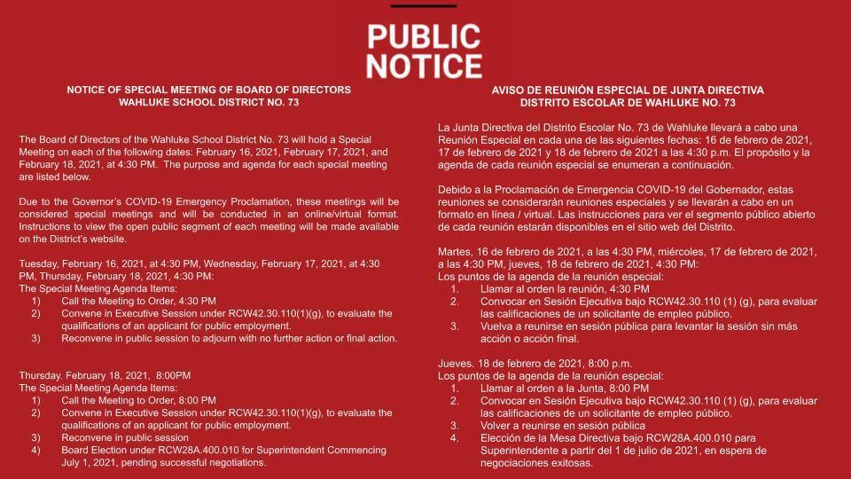 Public Notice