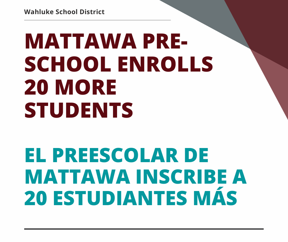 Mattawa Pre-School Enrolls 20 More Students