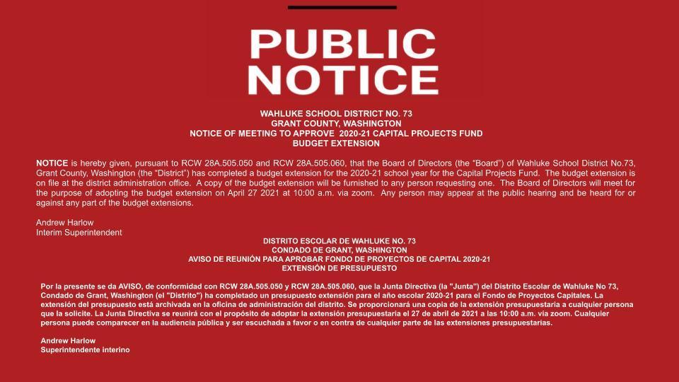 Public Notice