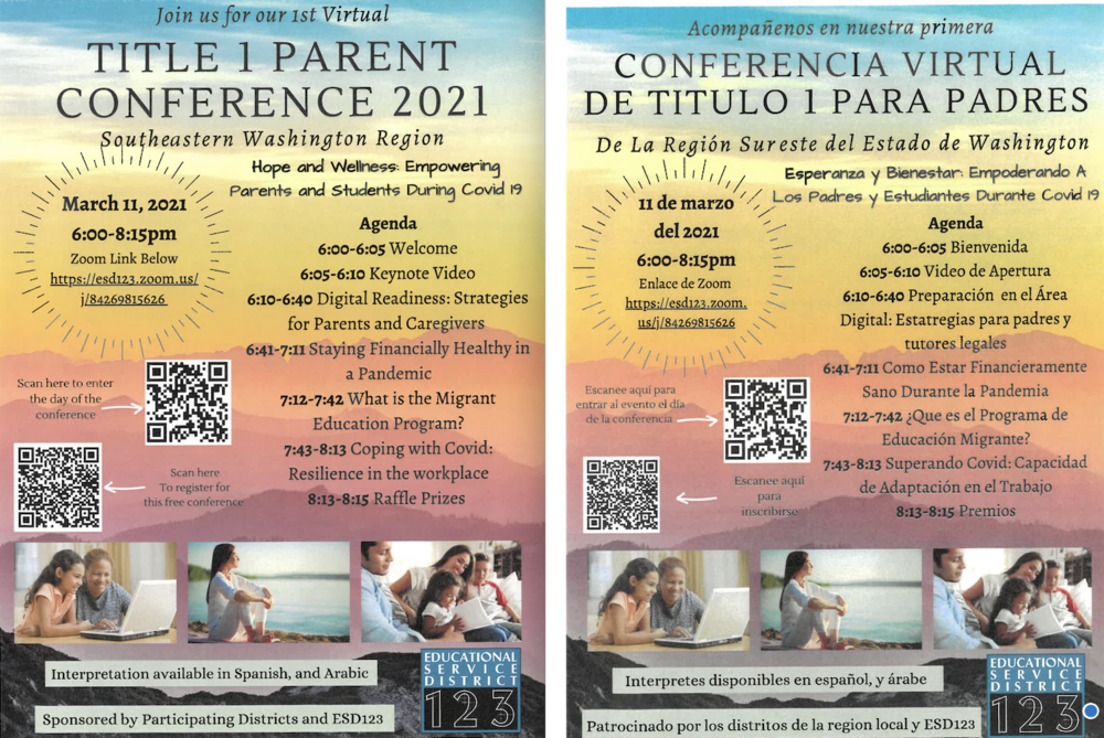 Title I Parent Conference – Conferencia de padres de Título I