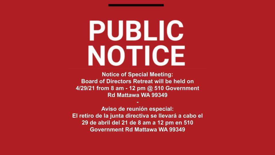 Public Notice