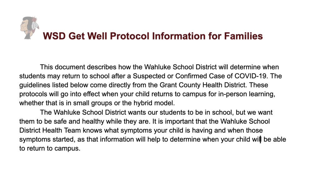 Get Well Protocal
