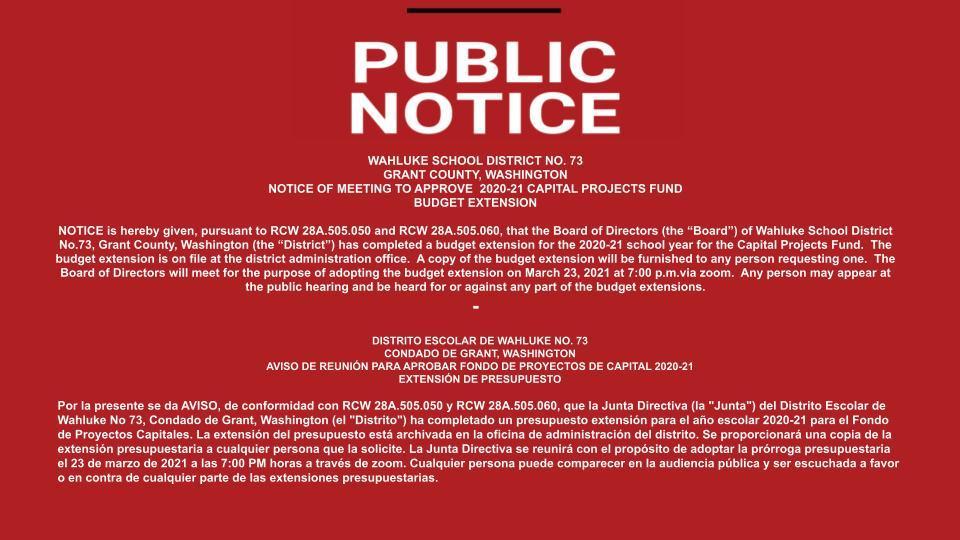 Public Notice