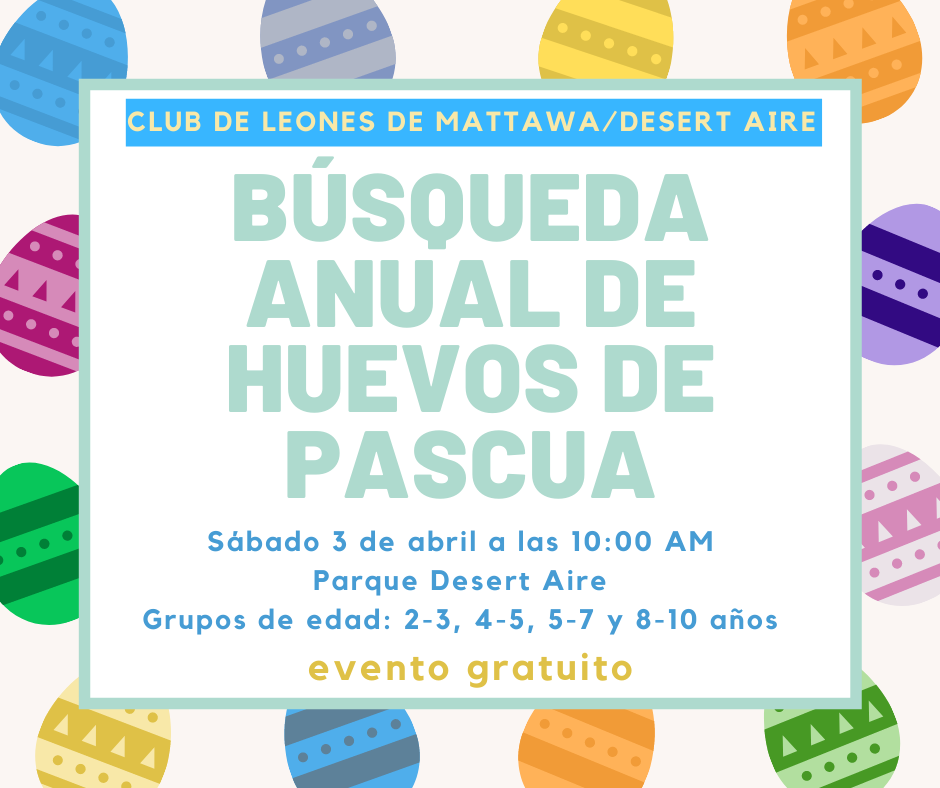 Lions Club Easter Egg Hunt