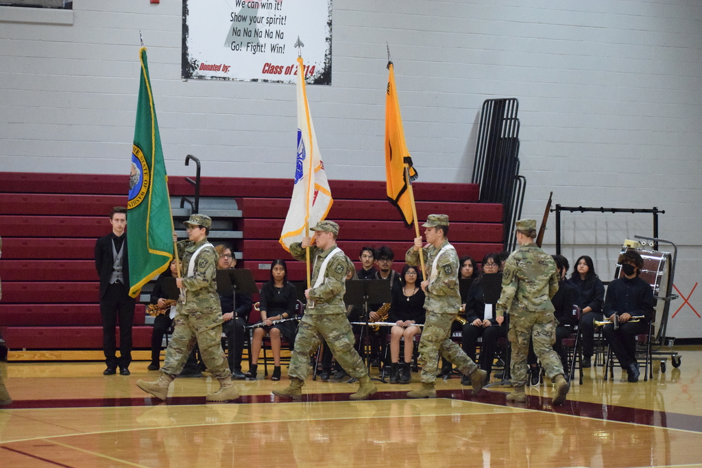 Color Guard and Band