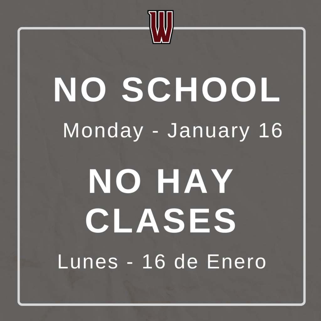No School Jan 16