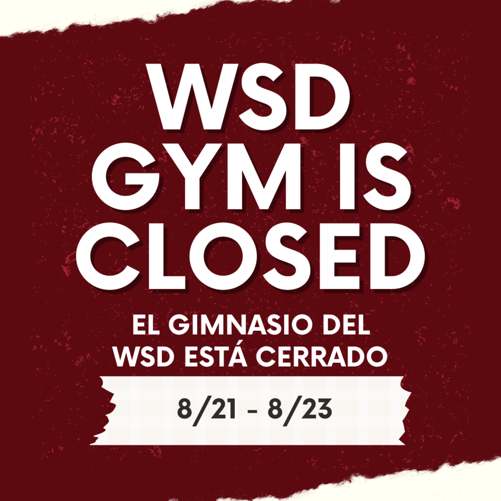 WSD Gym Closed 